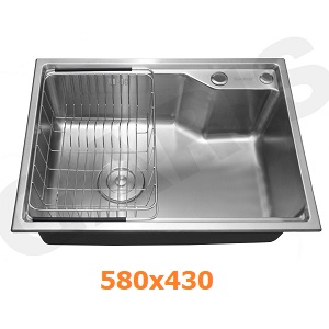 Chậu rửa bát 1 hố inox SUS304 GARIS GST1158